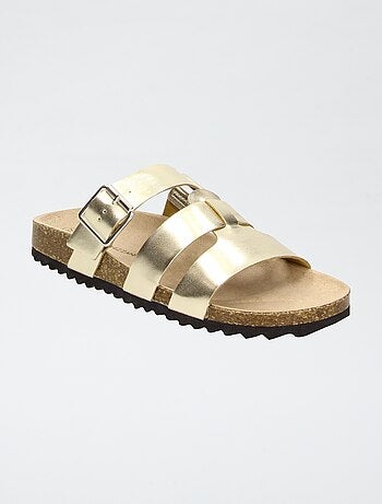 Mules à brides brillantes
