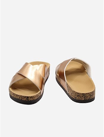 Mules à brides croisées