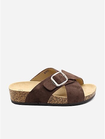 Mules à brides croisées