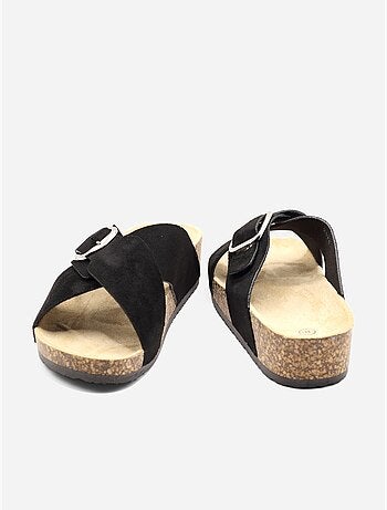 Mules à brides croisées