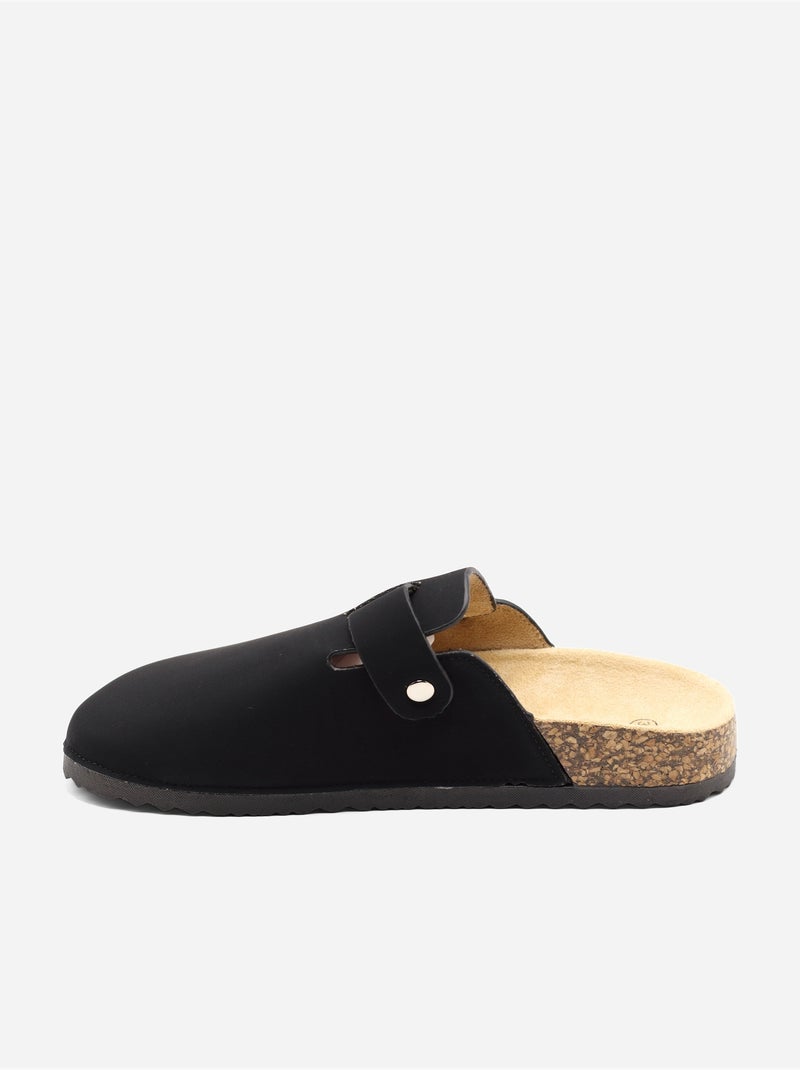 Mules à enfiler Noir - Kiabi