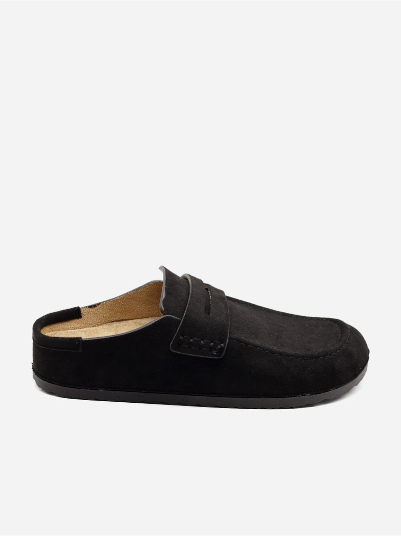 Mules à enfiler Noir - Kiabi