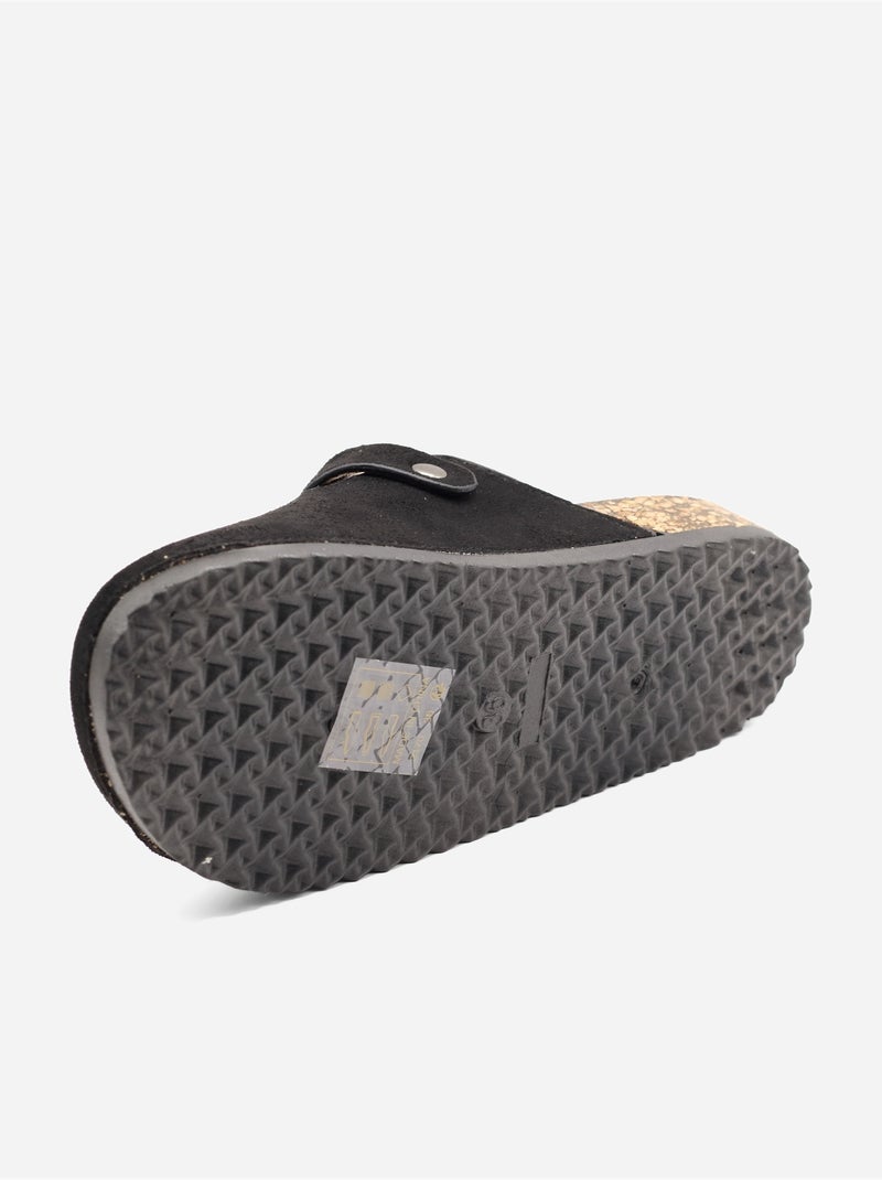 Mules à enfiler Noir - Kiabi