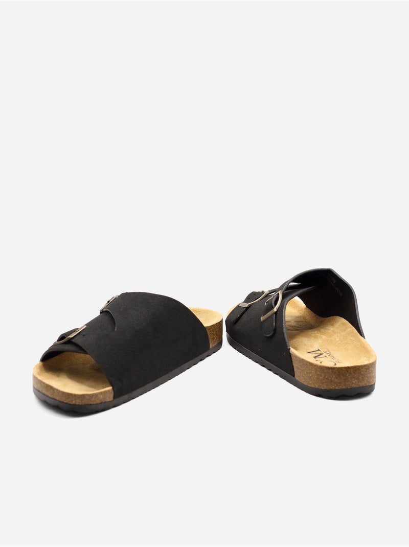 Mules à enfiler Noir - Kiabi