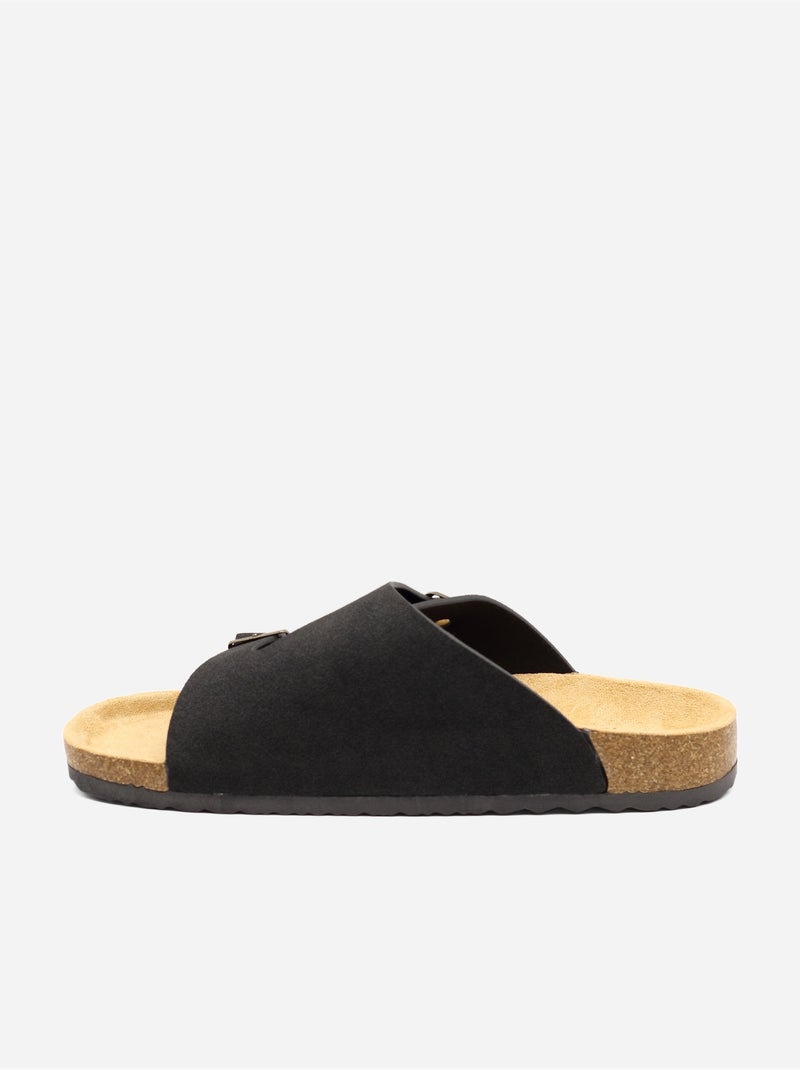 Mules à enfiler Noir - Kiabi