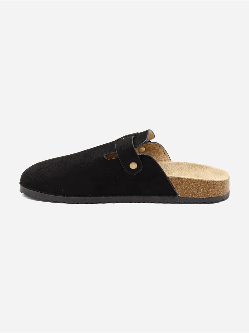 Mules à enfiler Noir - Kiabi