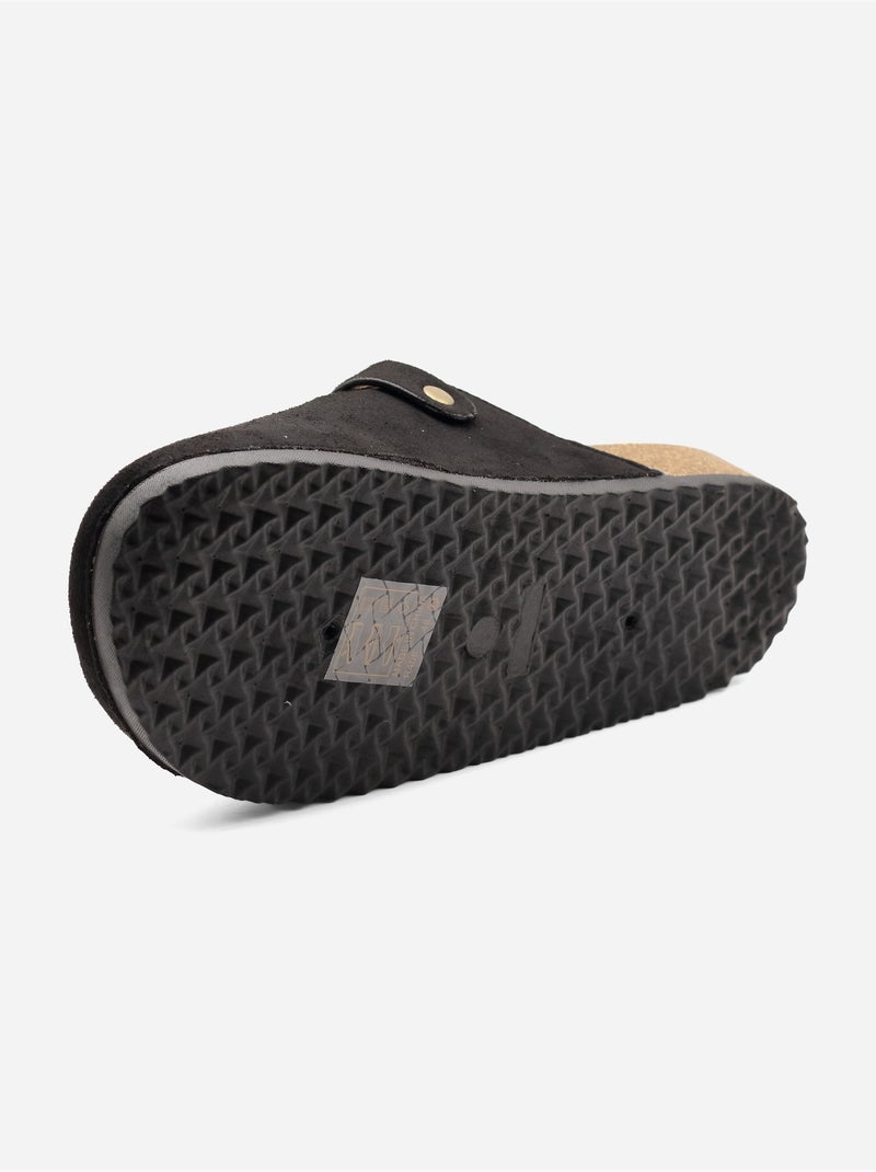 Mules à enfiler Noir - Kiabi