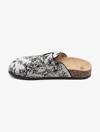 Mules à motif