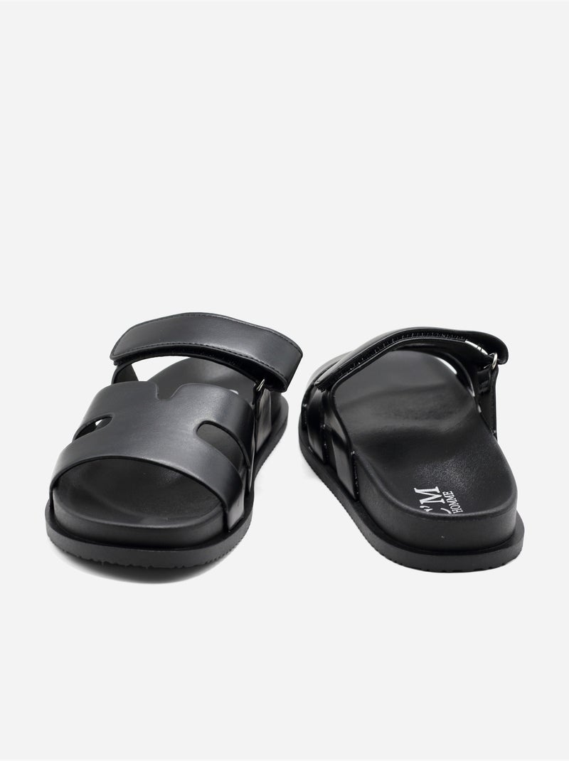 Mules à scratch Noir - Kiabi