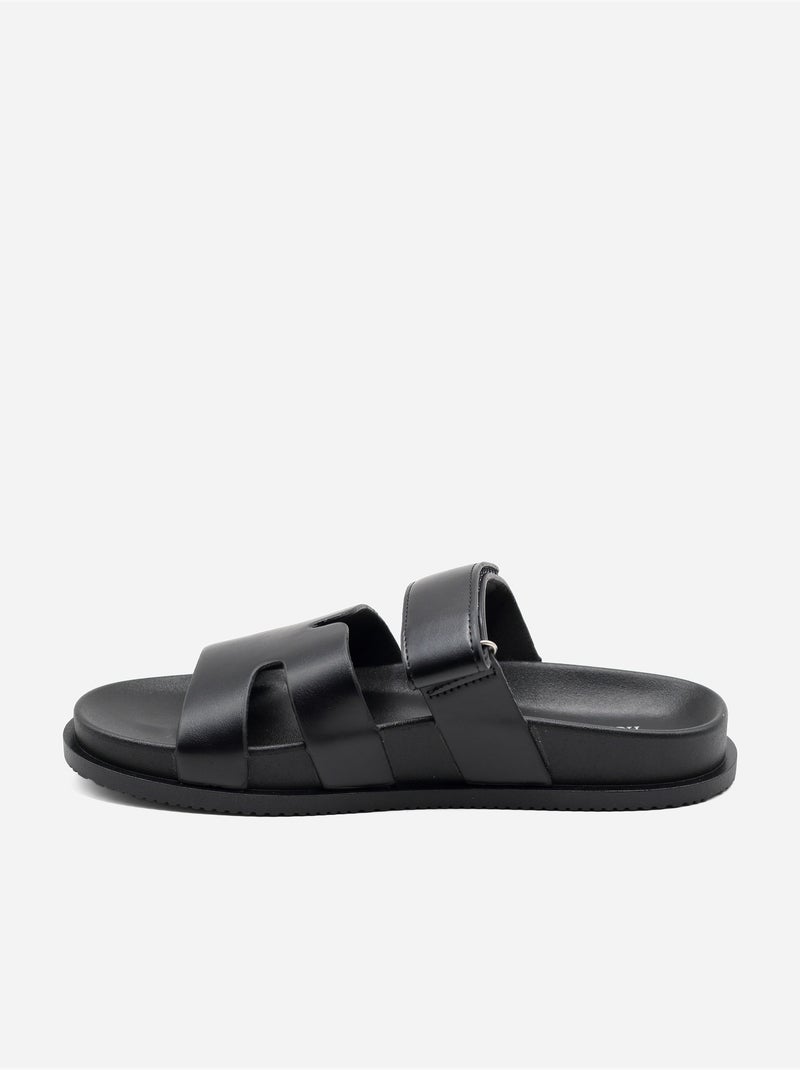 Mules à scratch Noir - Kiabi