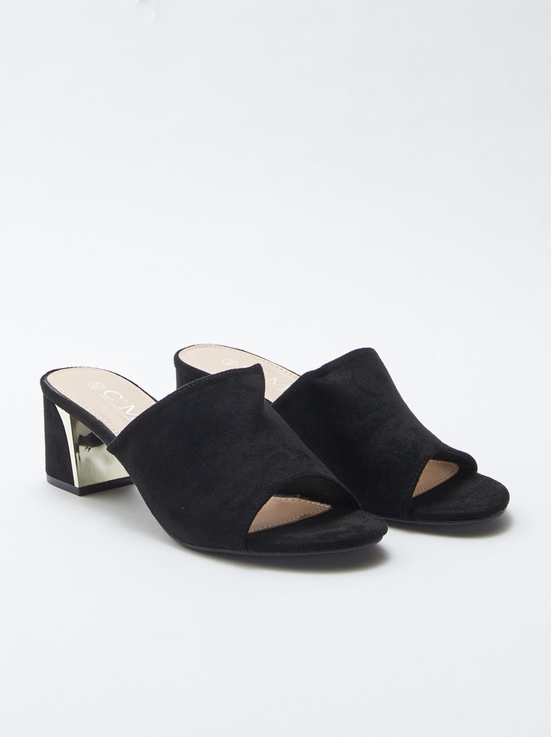 Mules à talons NOIR - Kiabi