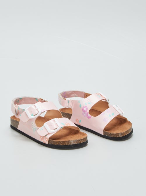 Mules avec scratchs aux chevilles - Kiabi