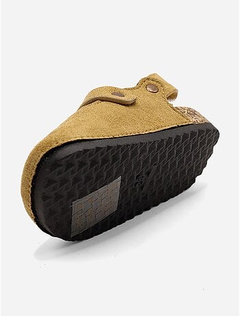 Mules bébé fourrées