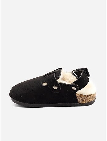 Mules bébé fourrées
