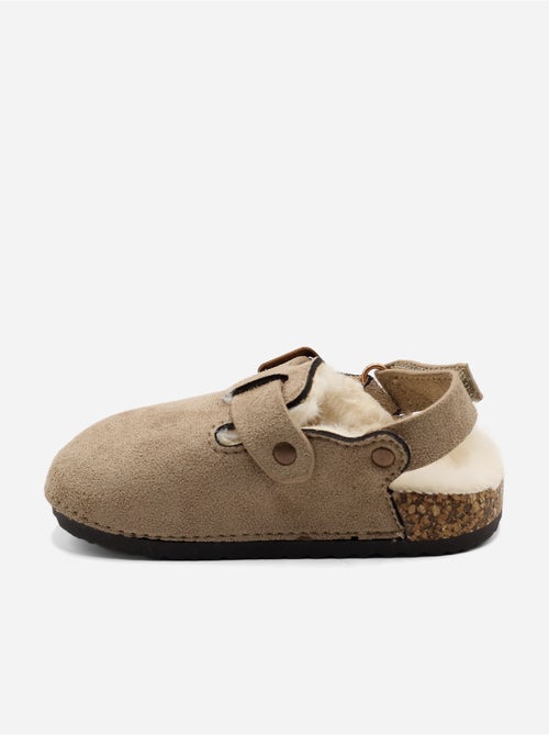 Mules bébé fourrées - Kiabi