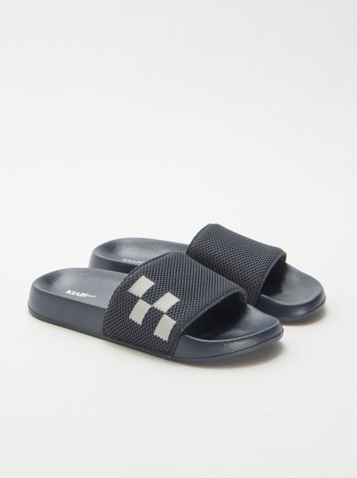 Mules de piscine avec bride en mesh - Kiabi