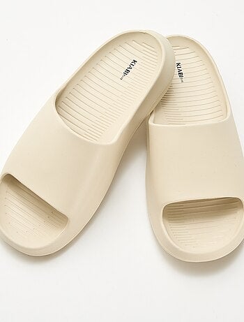 Mules de piscine compensées