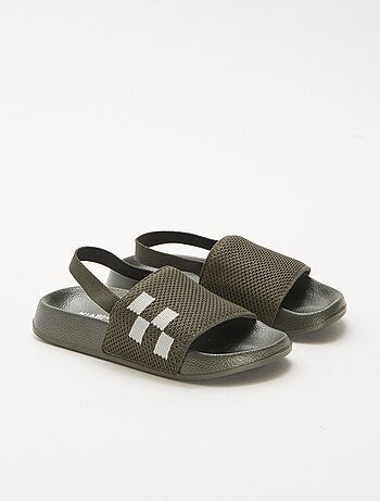 Mules de piscine élastiquées