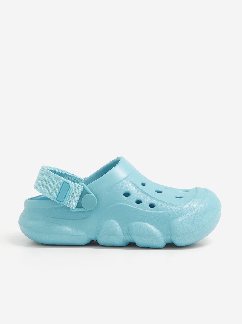 Mules de plage fermées Bleu - Kiabi
