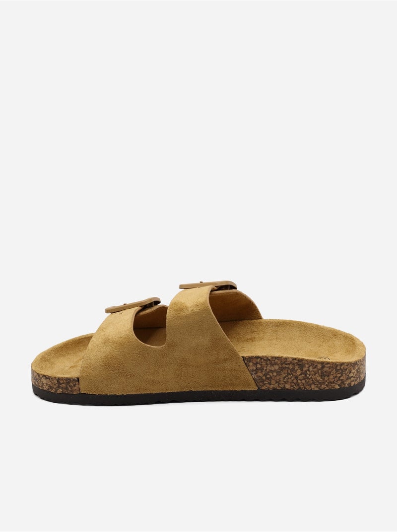 Mules double brides Camel - Kiabi