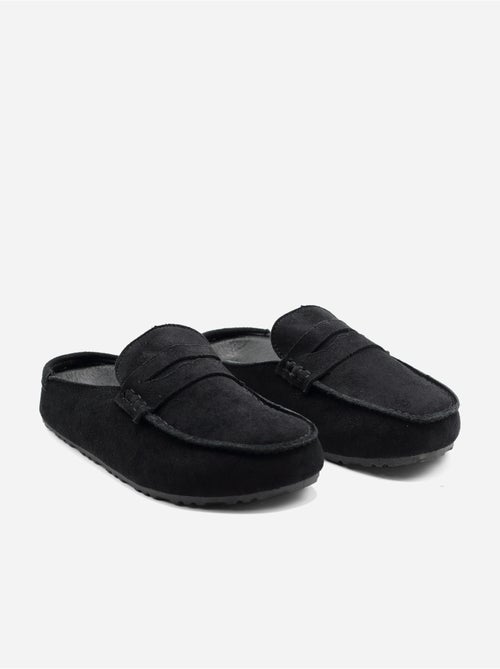Mules effet daim - Kiabi Mules effet daim - Kiabi