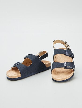 Mules en suédine avec scratch