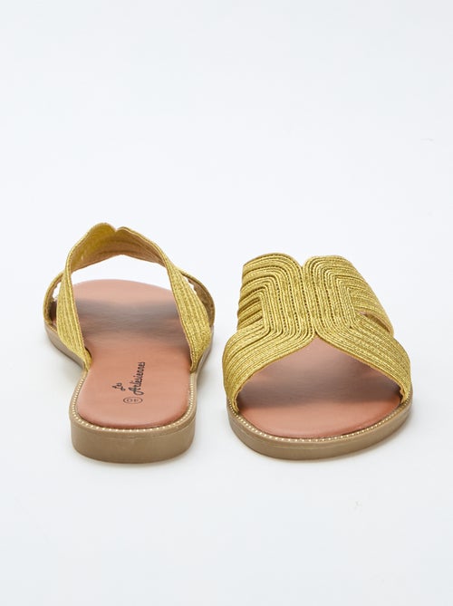 Mules en textile - Kiabi