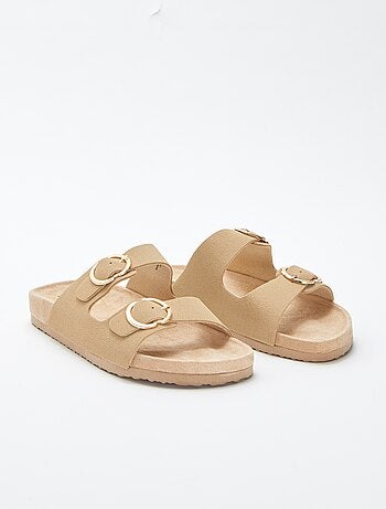 Mules épaisses double bride