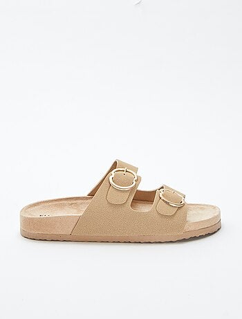 Mules épaisses double bride