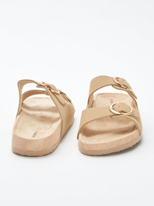 Mules épaisses double bride - Kiabi