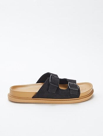 Mules épaisses double bride