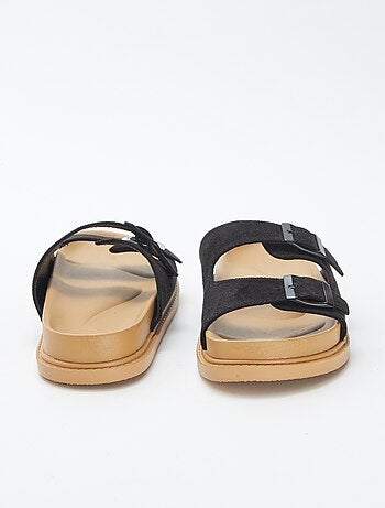 Mules épaisses double bride