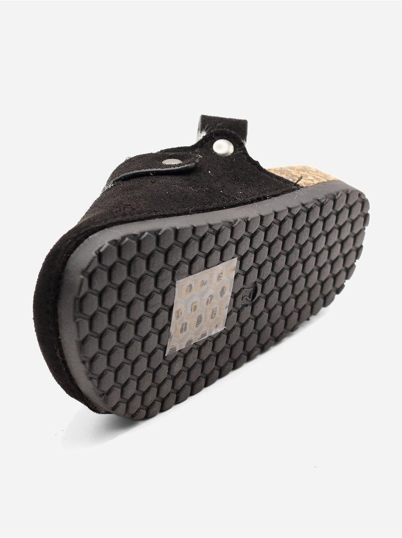 Mules fourrées Noir - Kiabi
