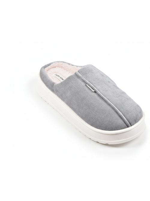 Mules homme velours côtelé MU10121 - Kiabi Mules homme velours côtelé MU10121 - Kiabi