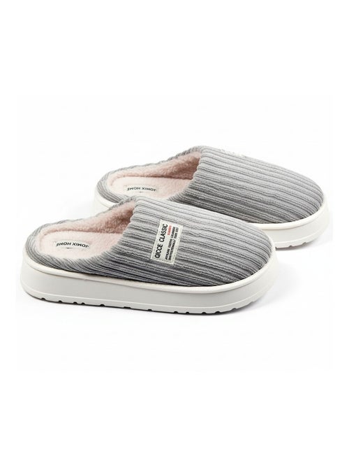 Mules homme velours côtelé MU10122 - Kiabi Mules homme velours côtelé MU10122 - Kiabi