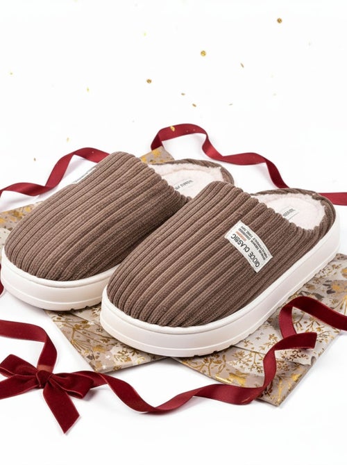 Mules homme velours côtelé MU10122 - Kiabi Mules homme velours côtelé MU10122 - Kiabi