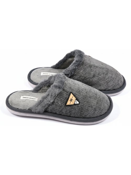 Mules homme velours ondulé mu9714 - Kiabi Mules homme velours ondulé mu9714 - Kiabi
