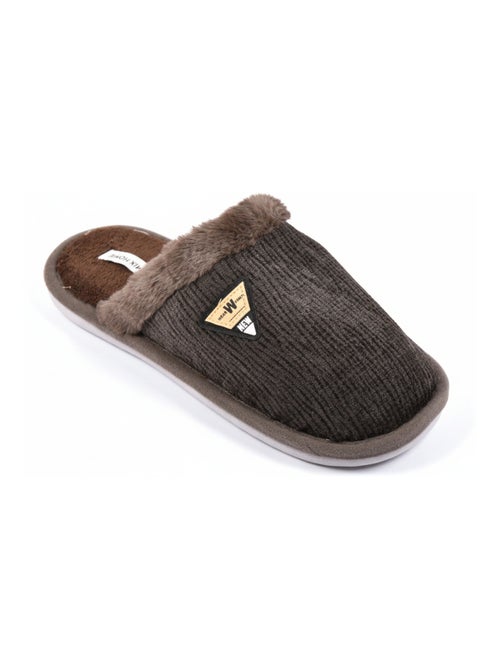 Mules homme velours ondulé mu9714 - Kiabi Mules homme velours ondulé mu9714 - Kiabi
