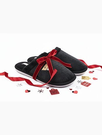 Mules homme velours ondulé MU9714