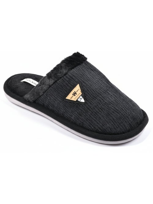 Mules homme velours ondulé mu9714 - Kiabi Mules homme velours ondulé mu9714 - Kiabi