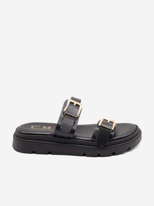 Mules met dubbele bandjes - Kiabi Mules met dubbele bandjes - Kiabi