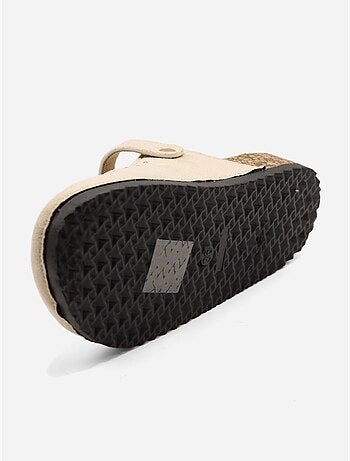 Mules met gesp en studs