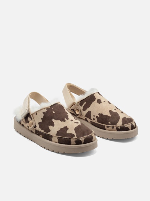 Mules met imitatiebont - Kiabi Mules met imitatiebont - Kiabi
