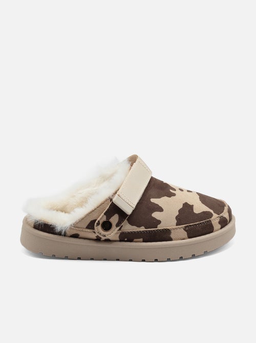 Mules met imitatiebont - Kiabi Mules met imitatiebont - Kiabi