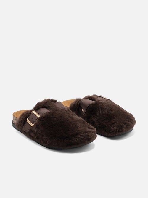 Mules met imitatiebont - Kiabi Mules met imitatiebont - Kiabi