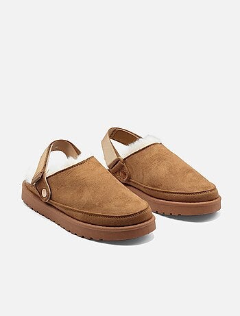 Mules met imitatiebont
