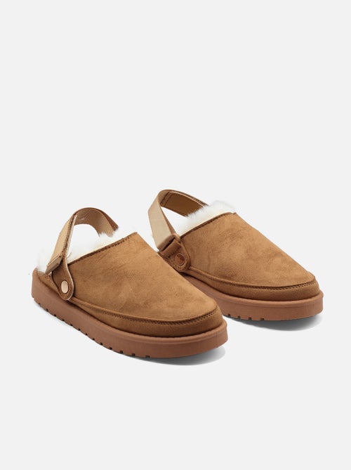 Mules met imitatiebont - Kiabi Mules met imitatiebont - Kiabi