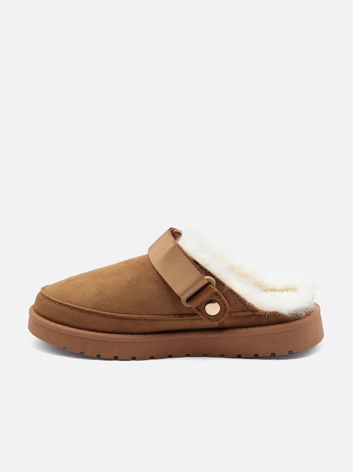 Mules met imitatiebont - Kiabi Mules met imitatiebont - Kiabi