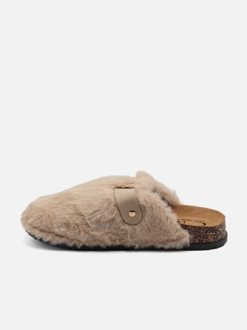 Mules met imitatiebont - Kiabi Mules met imitatiebont - Kiabi