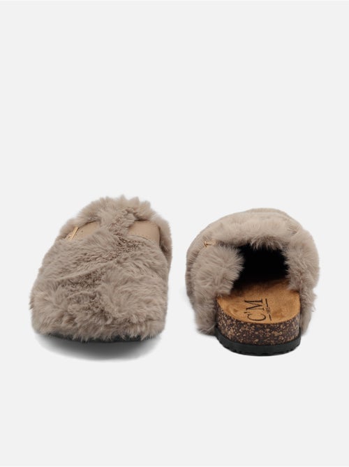 Mules met imitatiebont - Kiabi Mules met imitatiebont - Kiabi